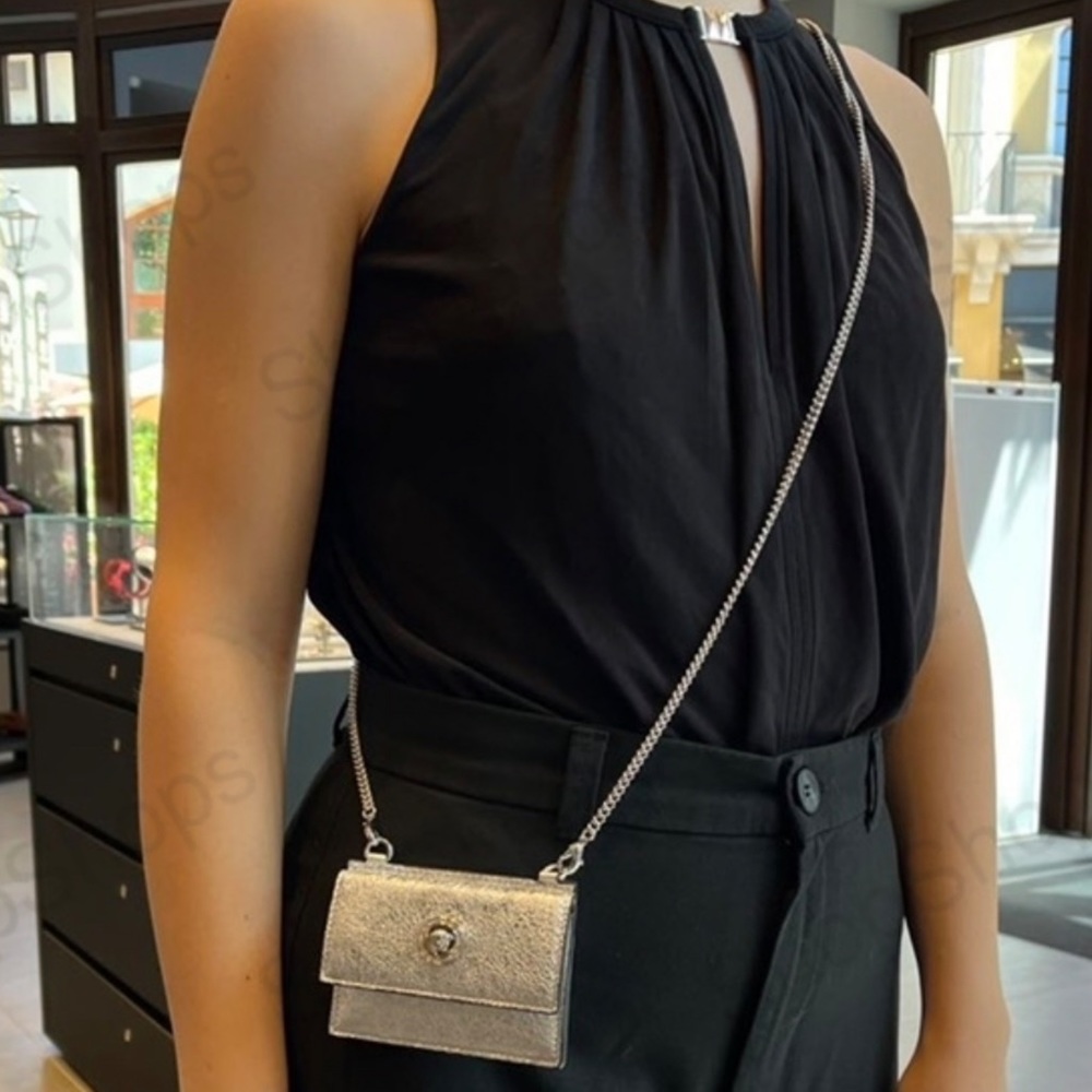 Versace Silver Chain Wallet - image 2